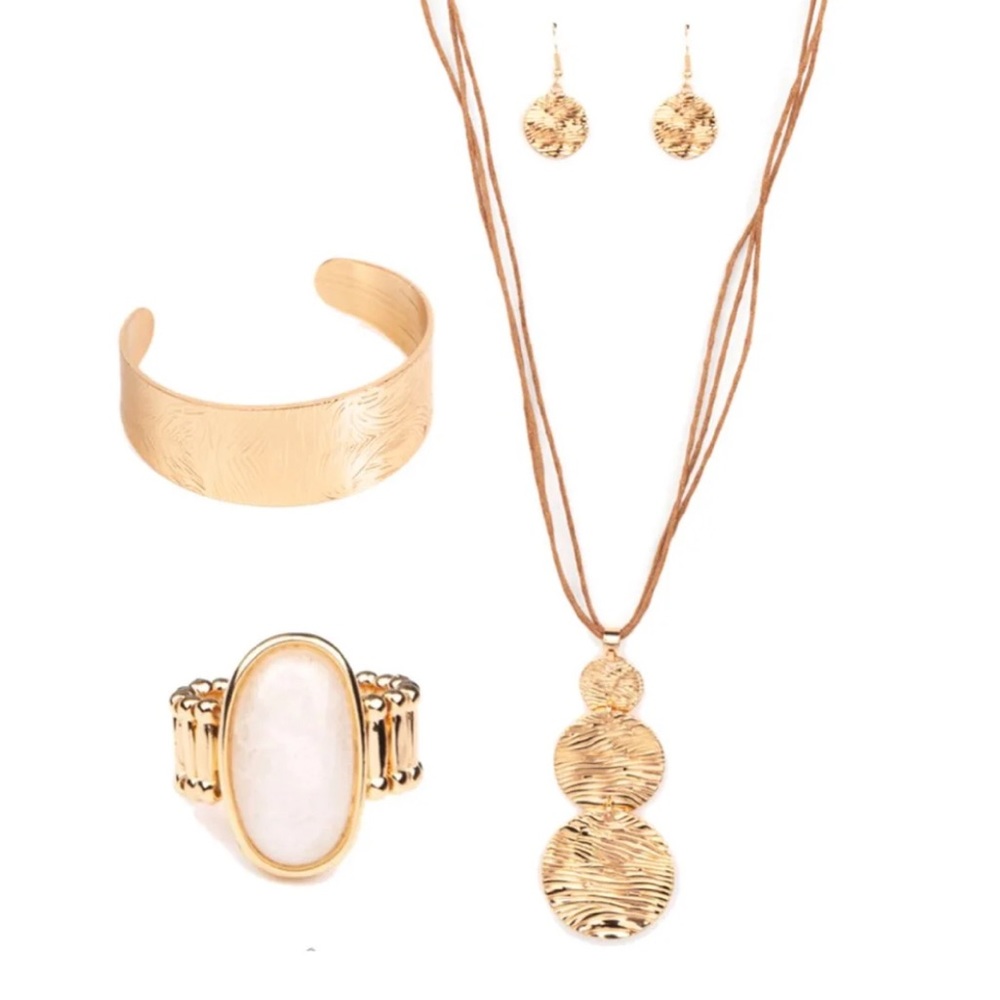 circulating shimmer gold paparazzi fashion fix